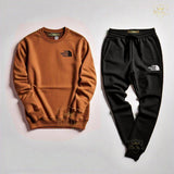 2 Pcs Unisex Fleece Plain Track Suit