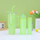 3pcs Bottle Set With Straw